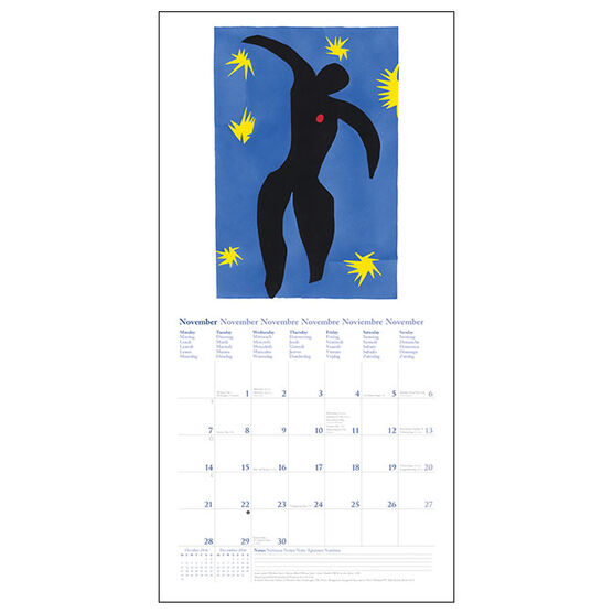 Matisse Calendar 2016