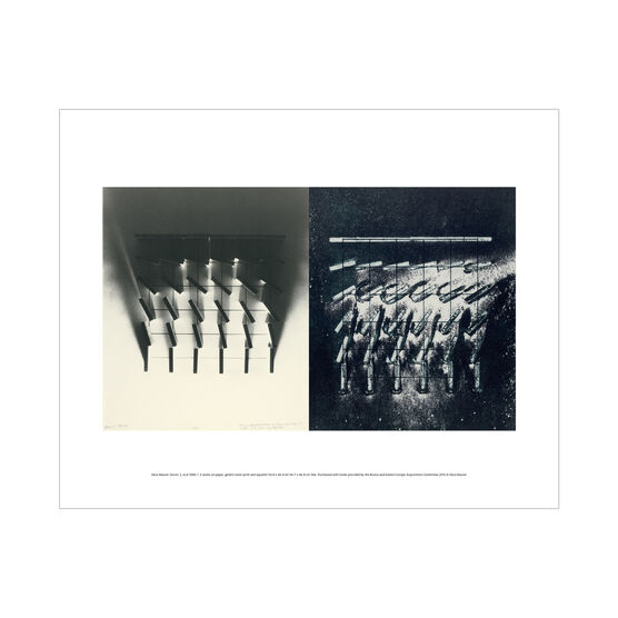 Dóra Maurer: Sluices 3, A+B mini print