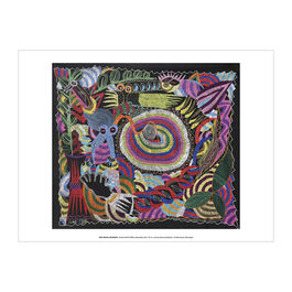 Nike Davis-Okundaye Animal World art print
