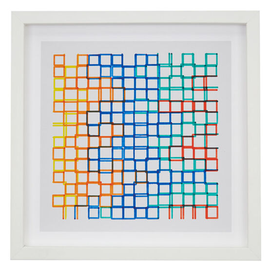 Frieder Nake no title (framed print)