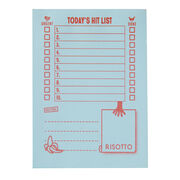 Blue Hit List notepad