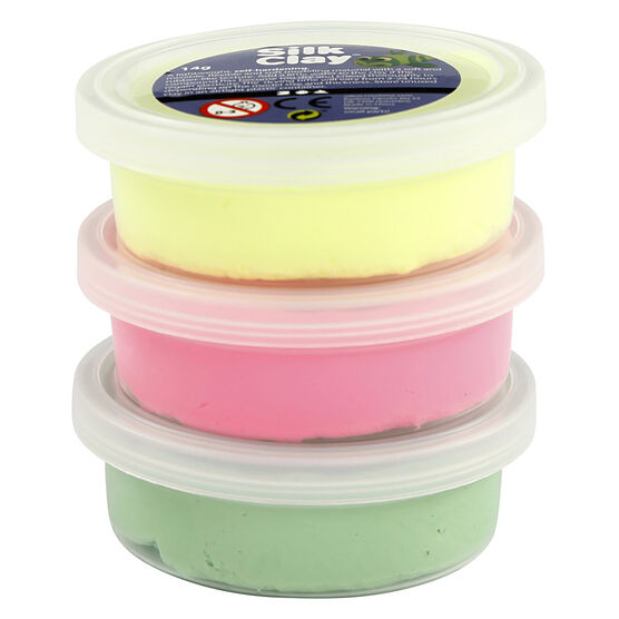 Neon silk clay three pack