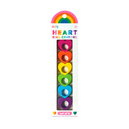 Heart crayons rings
