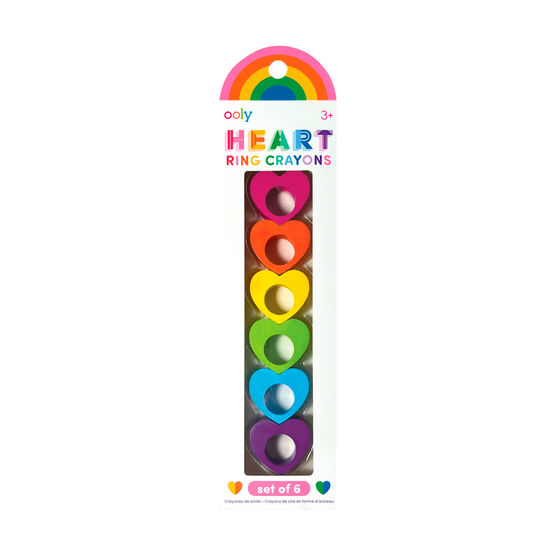 Heart crayons rings