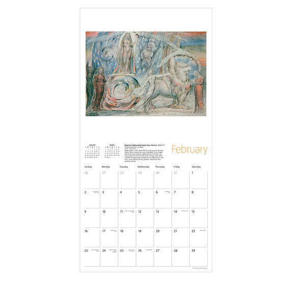 Tate William Blake 2020 calendar Calendars Tate Shop Tate