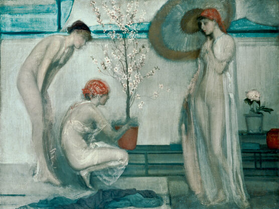 Whistler: Three Figures, Pink and Grey