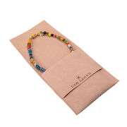 Multicoloured glass beaded necklace