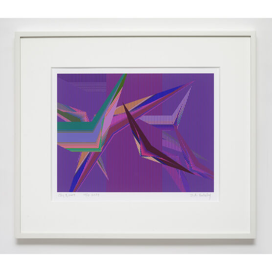 City, 2024, Samia Halaby Limited Edition 10