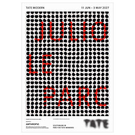 Julio Le Parc: Light. Colour. Action exhibition poster