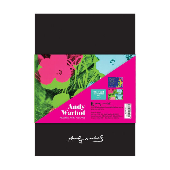 Andy Warhol Banana journal and postcard set