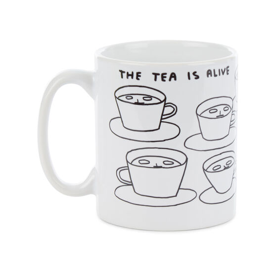 David Shrigley The Tea is Alive mug