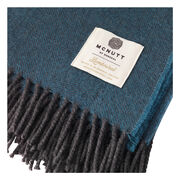 Larkspur blue woven blanket
