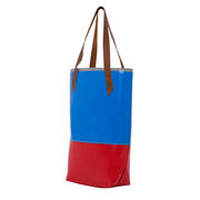 Recycled medium tote bag side view