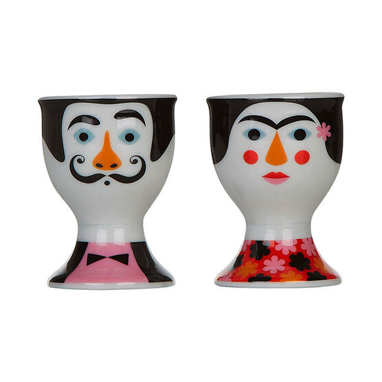 Frida Kahlo & Salvador Dalí egg cups