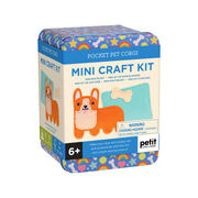 Mini corgi craft tin