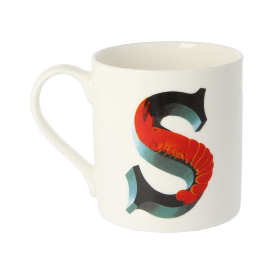 Alphabet of art mug - S