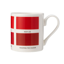 The Colours of London red mug
