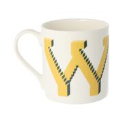 Alphabet of art mug - W