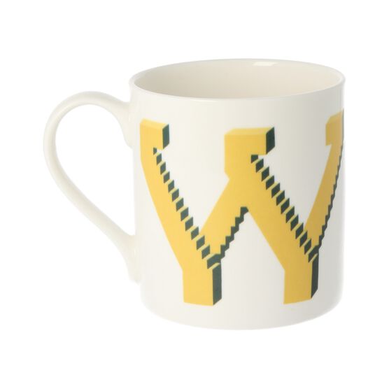 Alphabet of art mug - W