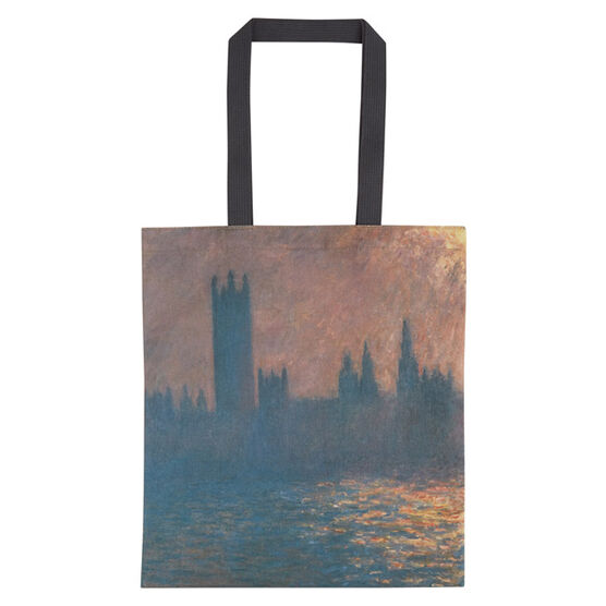 Monet Houses of Parliament  tote bag