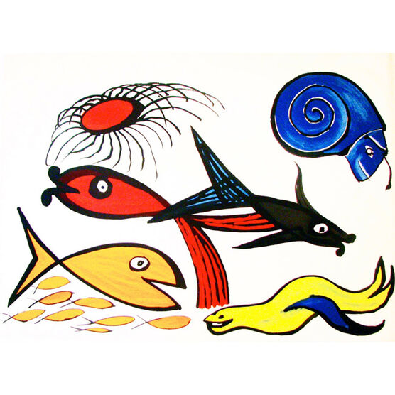Mourlot Calder Untitled 1975 (Fish)