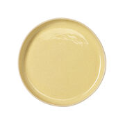 Buttermilk yellow ceramic plate