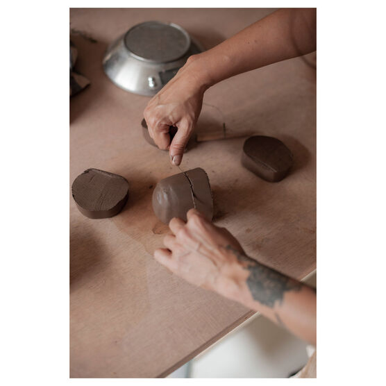 Soil candle holder