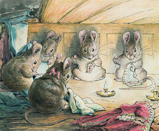 Helen Beatrix Potter: The Mice Sewing the Mayor's Coat