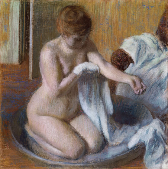 Edgar Degas: Woman in a Tub