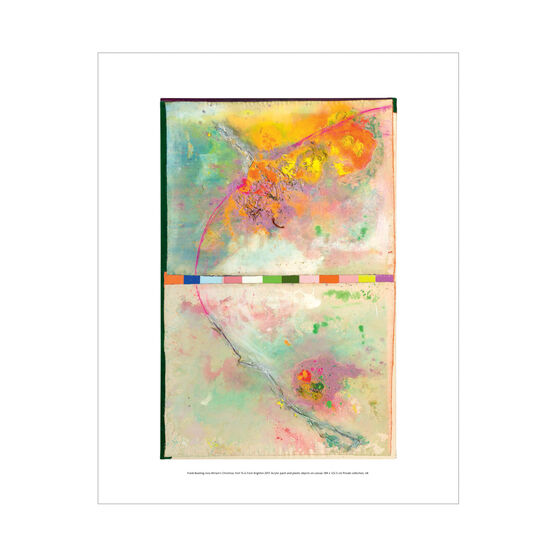 Frank Bowling: Iona Miriam's Christmas Visit to & From Brighton mini print