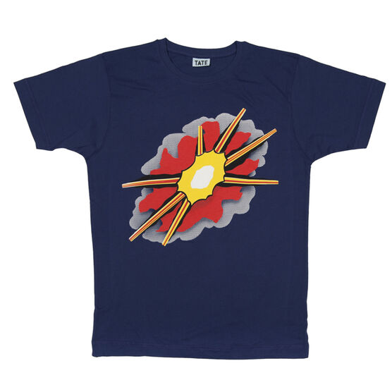 Explosion navy t-shirt
