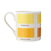 The Colours of London yellow mug back