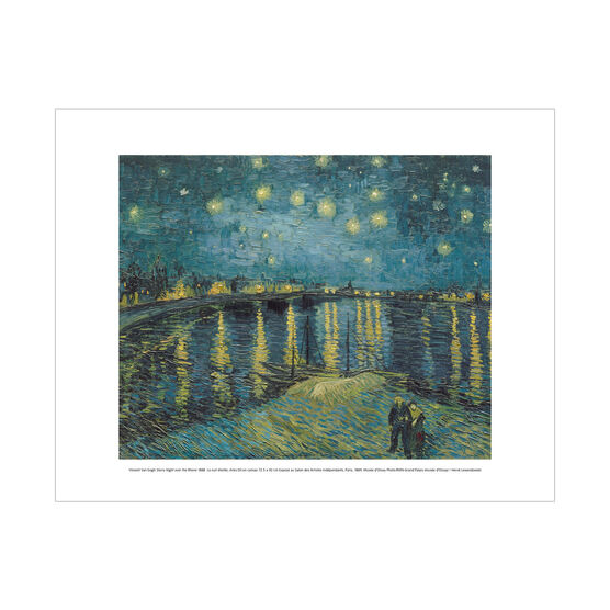 Vincent van Gogh: Starry Night over the Rhône mini print