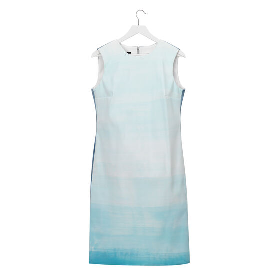 Lisa Milroy pale blue ombré Summer Collection dress