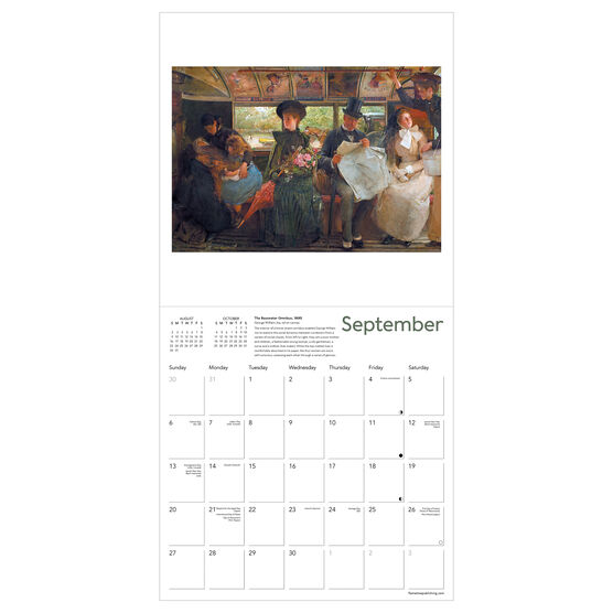 London Museum: Paintings of London 2026 wall calendar