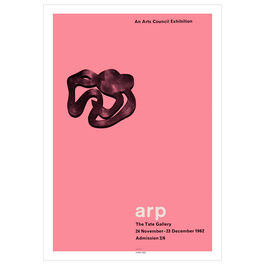 Jean Arp 1962 vintage exhibition poster