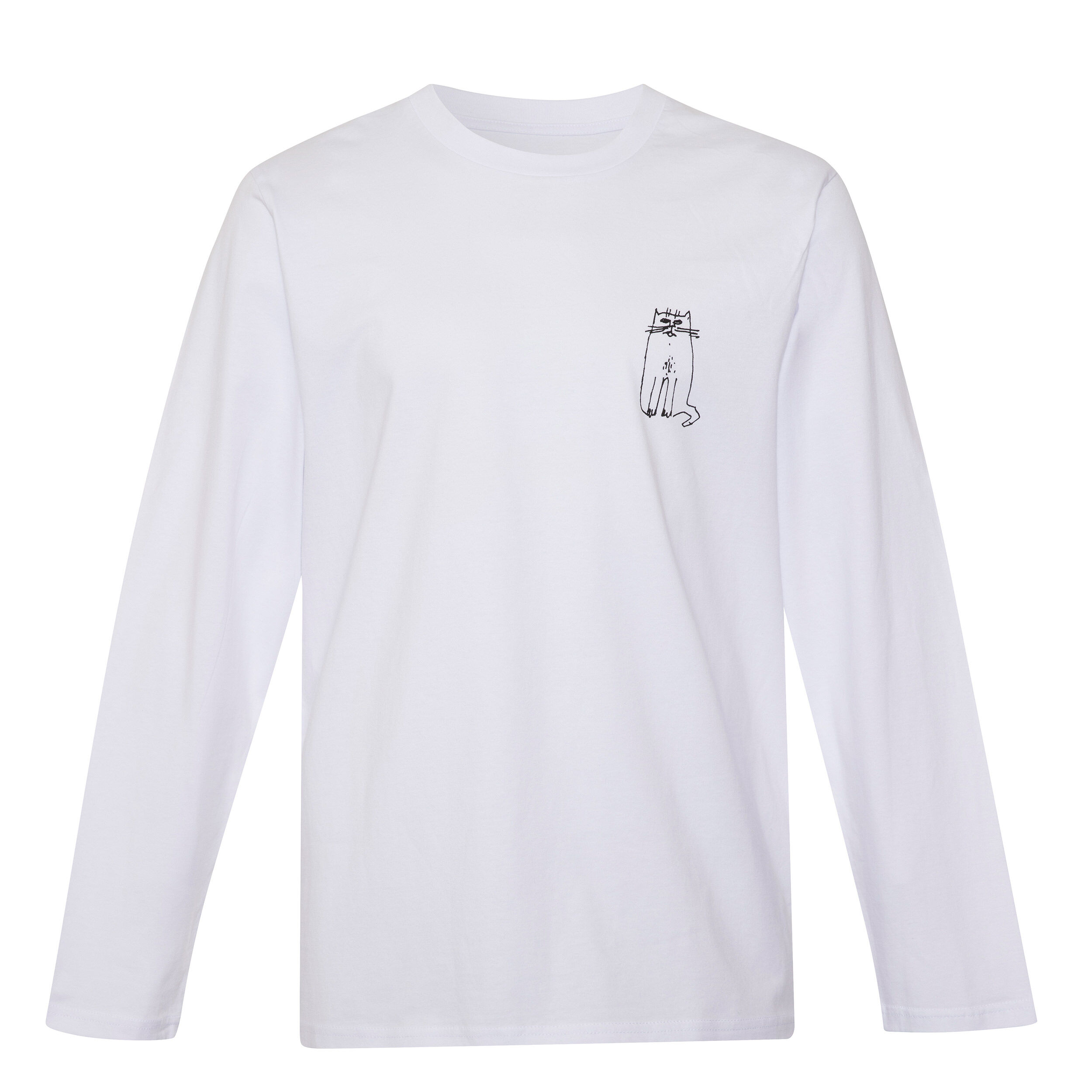 James Boswell Cats white long sleeved t-shirt | Fashion | Tate