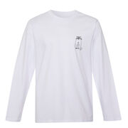 James Boswell Cats white long sleeved t-shirt