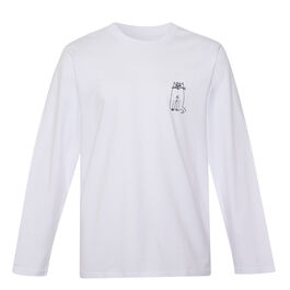 James Boswell Cats white long sleeved t-shirt