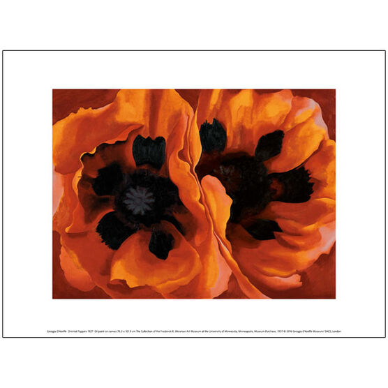 Georgia O'Keeffe Oriental Poppies (exhibition print)