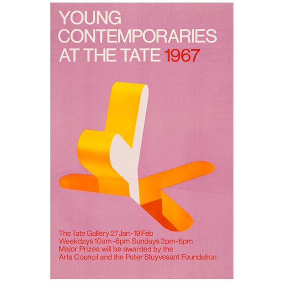 Young Contemporaries vintage poster