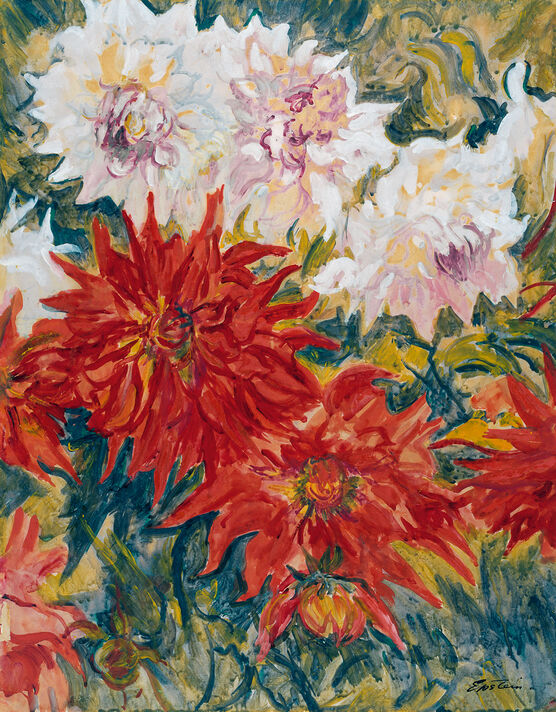 Jacob Epstein: Dahlias