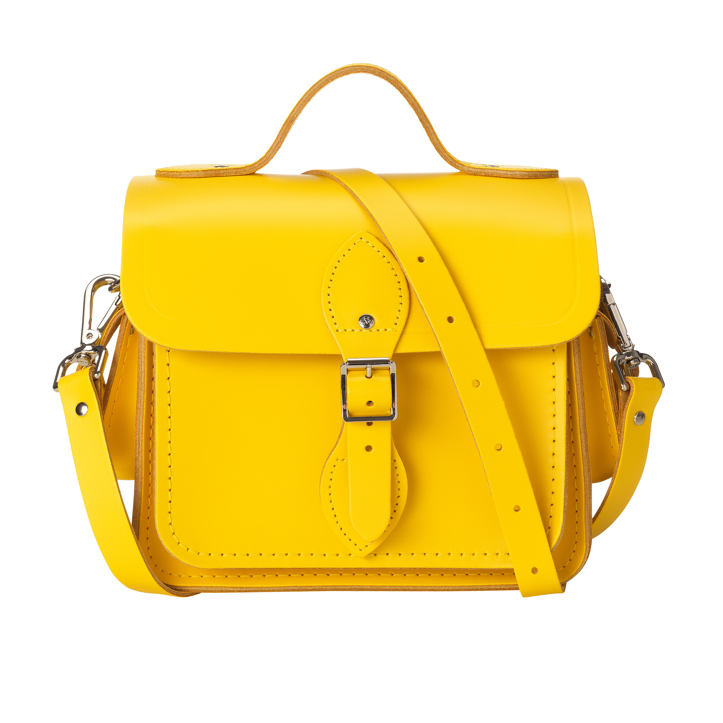 bright yellow handbag