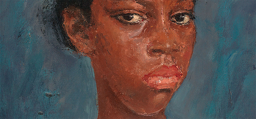 Art prints by portrait themed / Featured Image: Augustus John: A Jamaican Girl, 1937