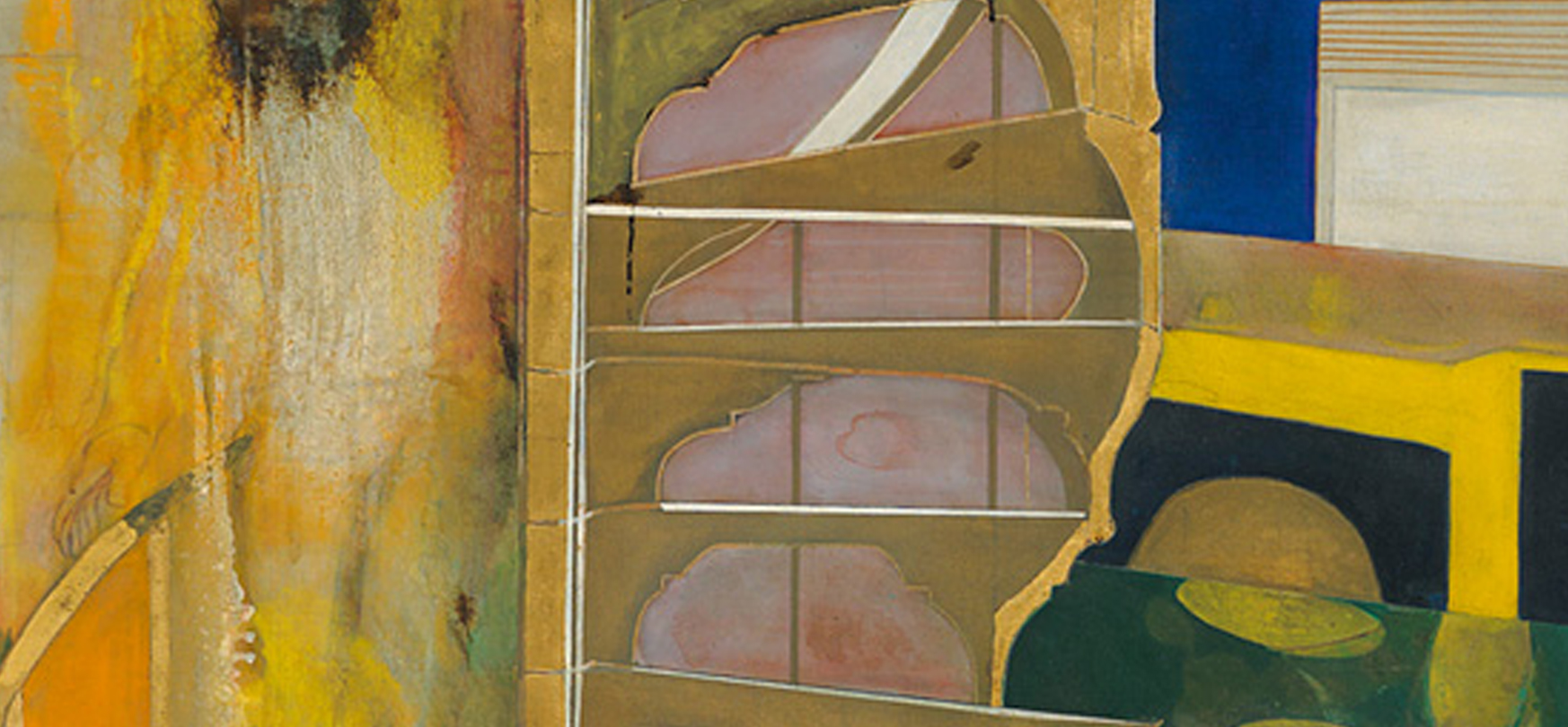 Art prints by colour / Featured Image: Frank Bowling: Mirror (1964-6)