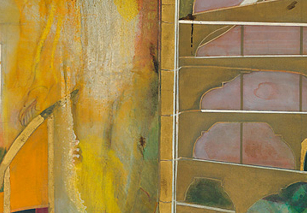 Art prints by colour / Featured Image: Frank Bowling: Mirror (1964-6)